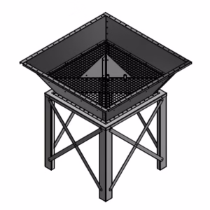 Materialetillæg med Unik snekkeboks med konisk forhøjning 1000 liter & stort knivbyggesæt