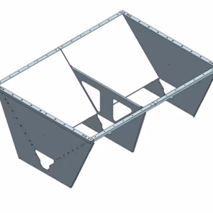 Aftipningskasse Ø135 – 2,0 m – 1,1 m³