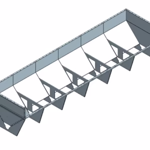 Aftipningskasse Ø135 – 6,0 m – 6,7 m³