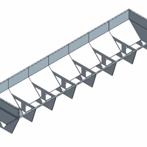 Aftipningskasse Ø135 – 7,0 m – 7,8 m³