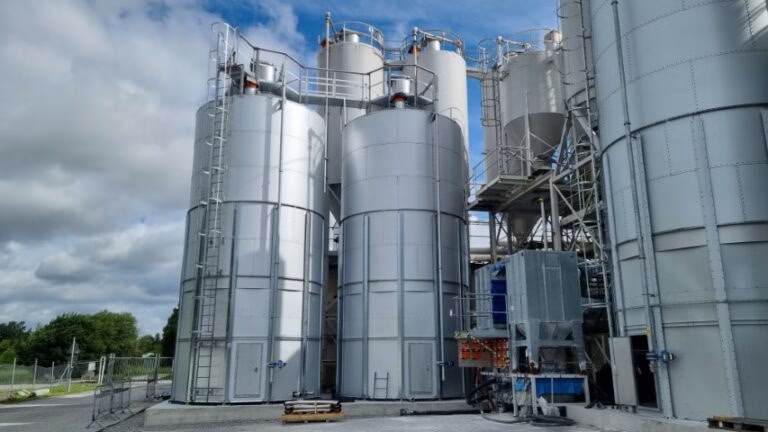 Silo til spartel i Glanshammar