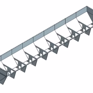 Aftipningskasse til T45 gravredler. 9,0 m – 10,1 m³