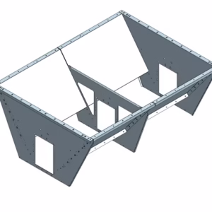 Aftipningskasse til T49 gravredler 2,0 m – 1,3 m³