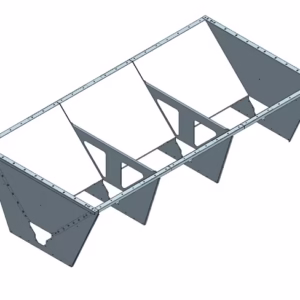 Aftipningskasse Ø180 – 3,0 m – 1,6 m³