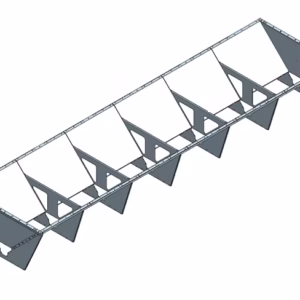 Aftipningskasse Ø135 – 6,0 m – 3,1 m³