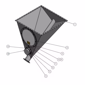 Sneglekasse Unik Center 6634K