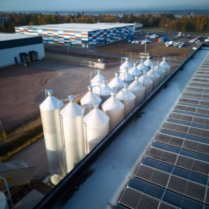 Industrielle siloer